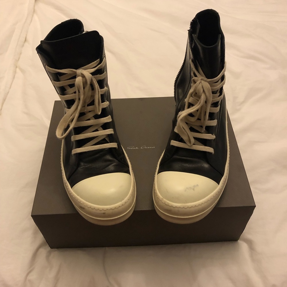 rick owens men’s sneaker boot